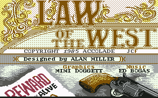 Law Of The West screenshot 3 for Commodore 64